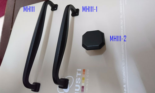  Tay nắm nhập khẩu made in Italia màu đen mờ MH111