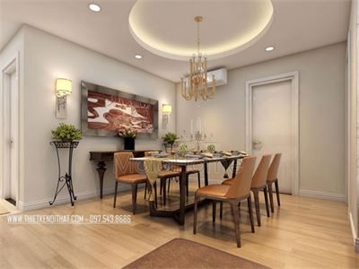 Thiết kế nội thất chung cư Mipec - Anh Thi