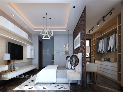 Thiết kế nội thất phòng ngủ biệt thự hiện đại cao cấp