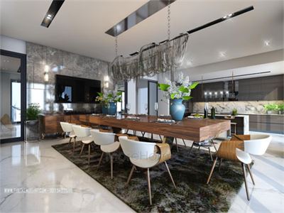 Thiết kế nội thất phòng bếp biệt thự cao cấp