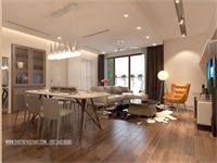 Thiết kế nội thất phòng bếp chung cư căn hộ Imperia Garden