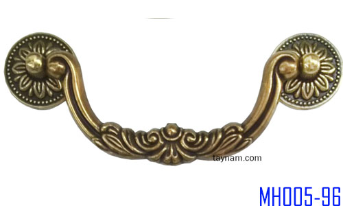 Tay nắm tân cổ điển màu đồng MH005-96