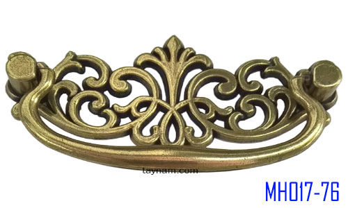Tay nắm tân cổ điển màu đồng MH017-76