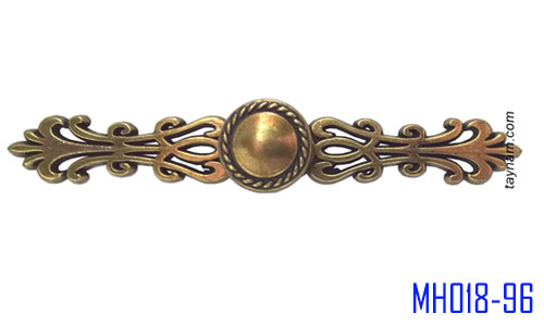 Tay nắm tân cổ điển màu đồng MH018-96