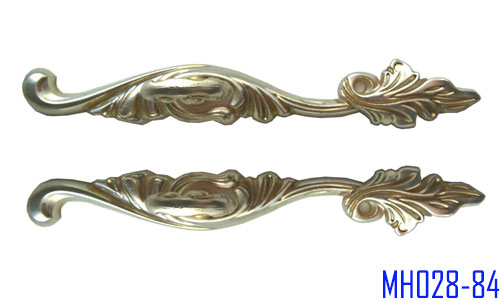 Tay nắm tân cổ điển màu bạc MH028-84