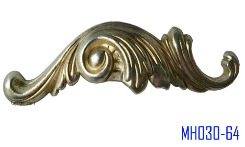 Tay nắm tân cổ điển màu bạc MH030-64