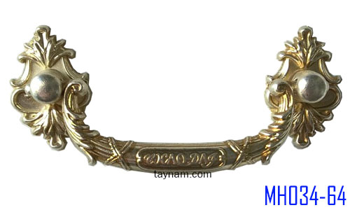 Tay nắm tân cổ điển màu bạc MH034-64