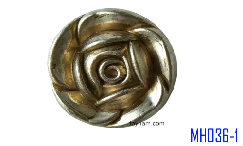 Tay nắm tân cổ điển màu bạc MH036-1