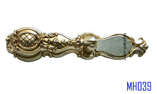 Tay nắm tân cổ điển màu bạc MH039