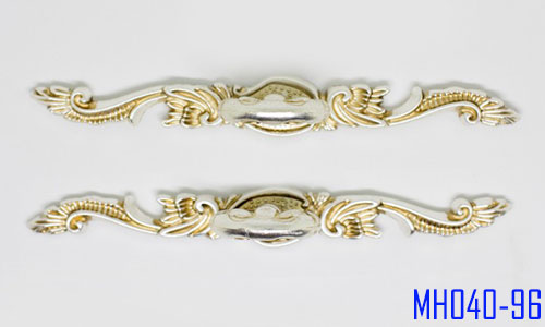 Tay nắm tân cổ điển màu bạc MH040-96