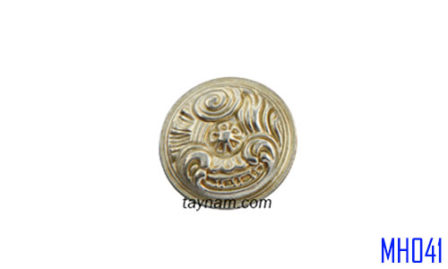 Tay nắm tân cổ điển màu bạc MH041