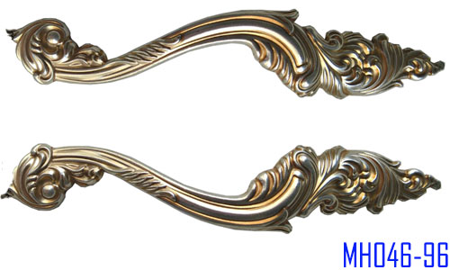 Tay nắm tân cổ điển màu bạc MH046-96
