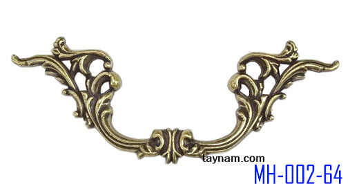 Tay nắm tân cổ điển màu đồng MH002-64